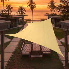 Artpuch 14'X20'Customize Sand Sun Shade Sail Commercial Standard UV Block 185 GSM, Water and Air Permeable, Heavy Duty (size: 17'x19')